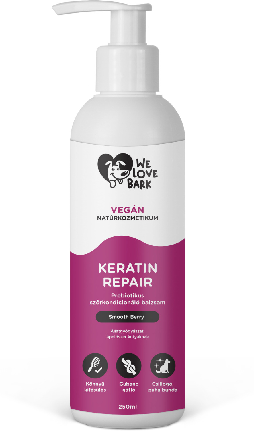 We Love Bark Keratin Repair | Balsam Prebiotic de păr pentru câini și pisici
