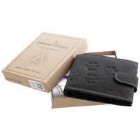 GreenDeed kutyás bőr pénztárca, átfogópánttal, fekete #8