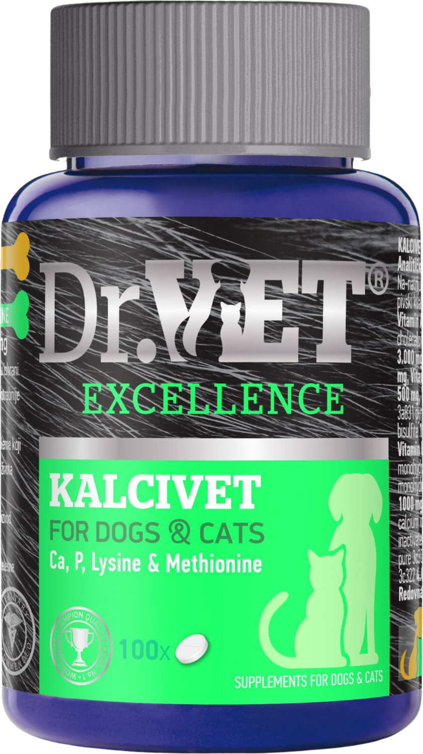 Dr. Vet Kalcivet tablete pentru o creștere adecvată - zoom