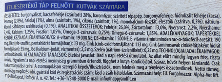 Happy&Fit Superior GF Hypo kacsa, halolaj & alma