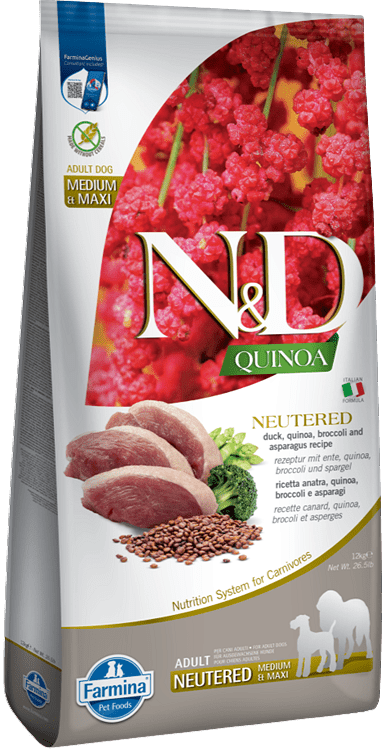 N&D Dog Quinoa Neutered Adult Medium & Maxi