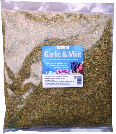 Equimins Garlic & Mint - Fokhagyma és menta gyógynövénykeverék lovaknak
