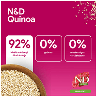 N&D Dog Grain Free Quinoa Skin & Coat Herring – Bőr- és szőrproblémákra | Szuperprémium kutyaeledel #4