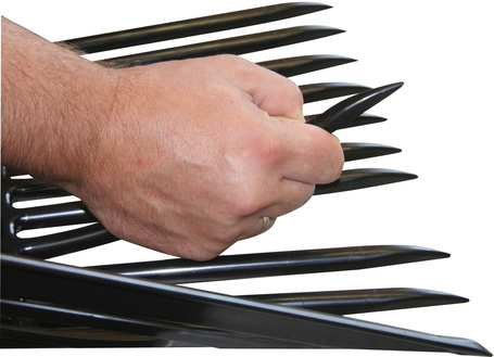 Kerbl robosztus almozó és trágyázó villa törésbiztos műanyagból