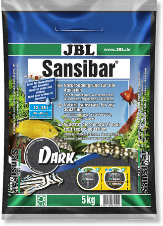 JBL Sansibar Dark Black természetes akvárium talaj (fekete)
