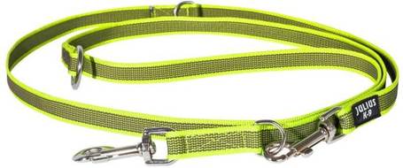 Julius-K9 Color & Gray állítható póráz dupla karabinerrel