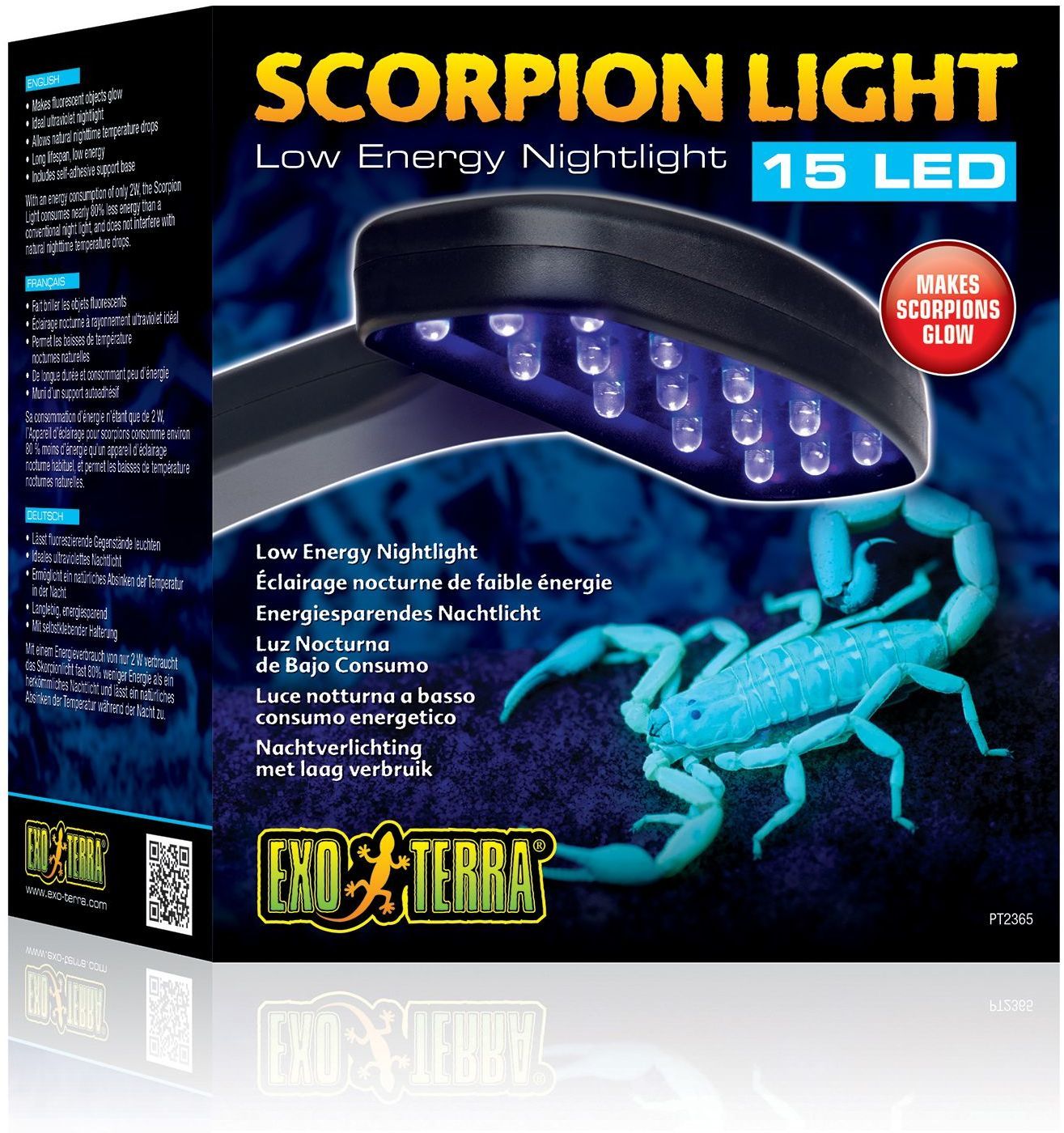 Exo Terra Scorpion Light - Corp iluminat LED cu consum redus