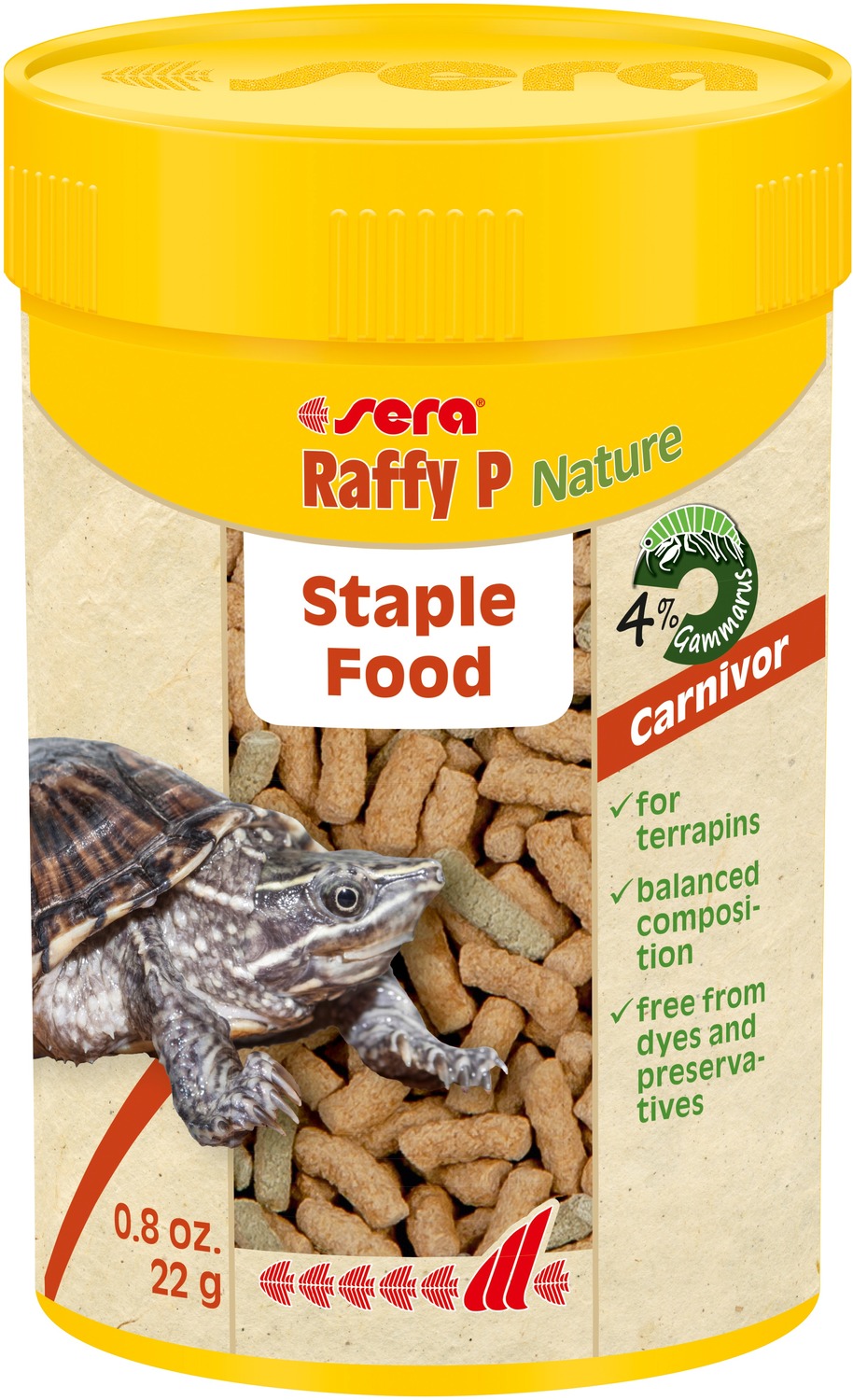 Sera Raffy P - Hrana testoase-reptile - zoom
