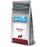 Vet Life Natural Diet Dog Hepatic - Májfunkciókat támogató kutyaeledel