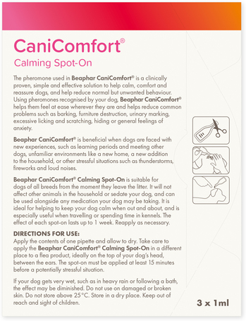 Beaphar CaniComfort feromonos spot on kutyák számára