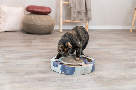 Trixie kaparó dob macskáknak labdákkal és macskamentával