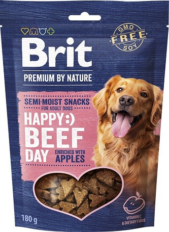 Brit Premium by Nature Dog Semi-moist Snacks Beef with Apples