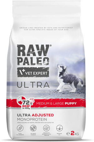 Raw Paleo Ultra Puppy Medium & Large Beef
