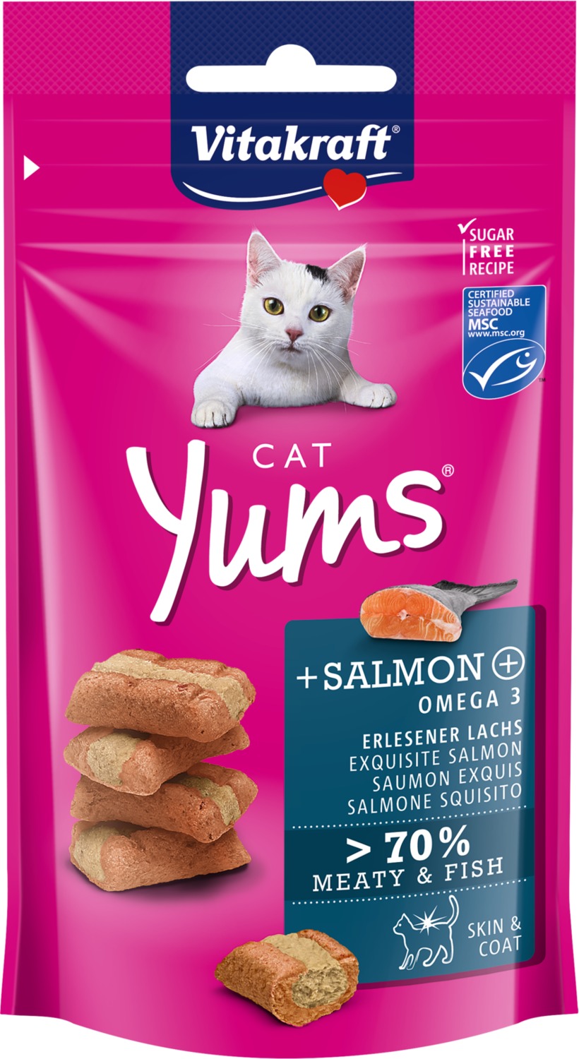 Vitakraft Cat Yums somon și omega 3