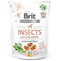 Brit Crunchy Snack Insects with Salmon