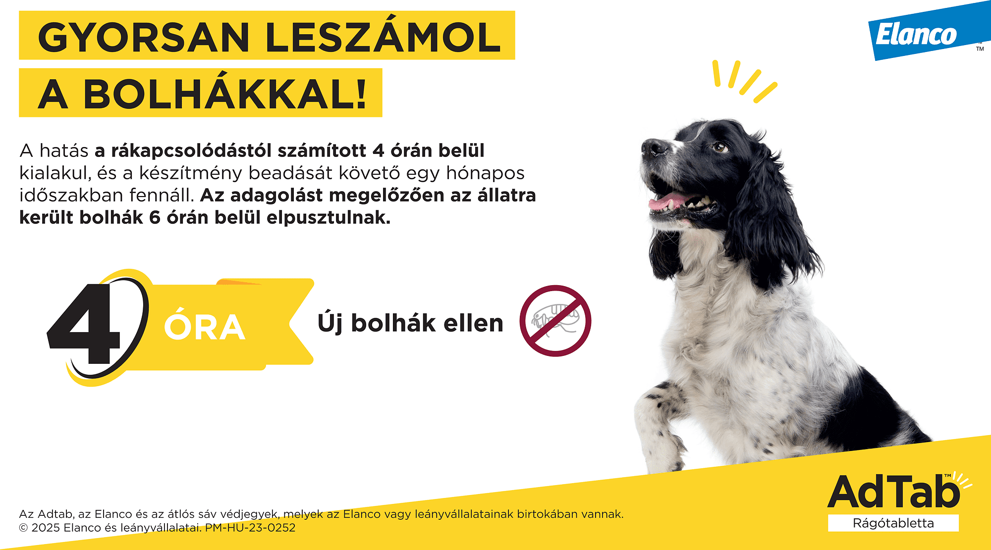 AdTab kullancs és bolha elleni rágótabletta kutyáknak