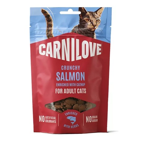 CarniLove Cat Crunchy Snack lazaccal és mentával | Ízletes jutalomfalat macskáknak
