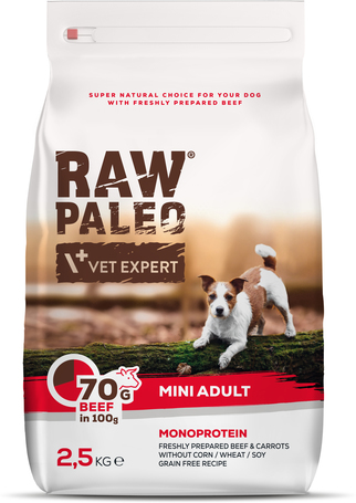 Raw Paleo Adult Mini Monoprotein Fresh Beef