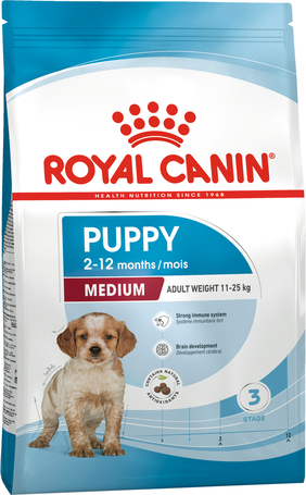 Royal Canin Medium Puppy - Közepes testű kölyök kutya száraz táp