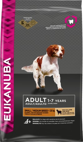 Eukanuba Adult Lamb & Rice Small & Medium | Bárányhúsos és rizses táp közepes testméretű kutyák etetéséhez