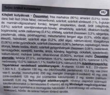 Belcando Mastercraft Fresh Beef | 80% friss marhahúsból készült szuperprémium német kutyatáp