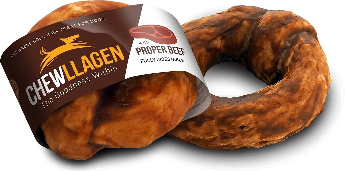 Chewllagen Donut recompensă masticabilă pentru câini - zoom
