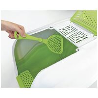 Netta Maxi kabrió tetős, könnyen tisztítható macska WC #3