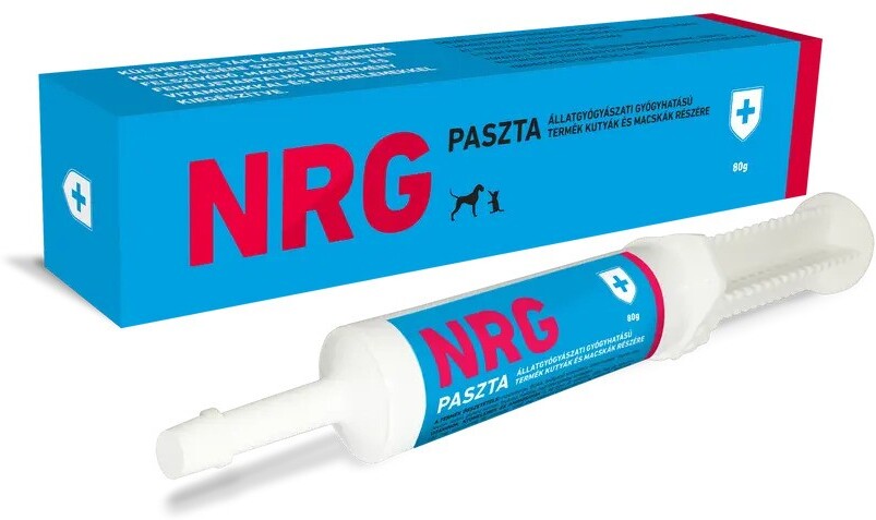 NRG pastă energizantă într-o seringă de dozare