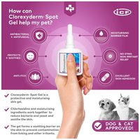 Clorexyderm Spot Gel - Antiszeptikus bőrvédő gél kutyáknak és macskáknak #3