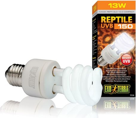 Exo Terra Reptile UVB 150 Desert Compact Bulb – Sivatagi terráriumi izzó