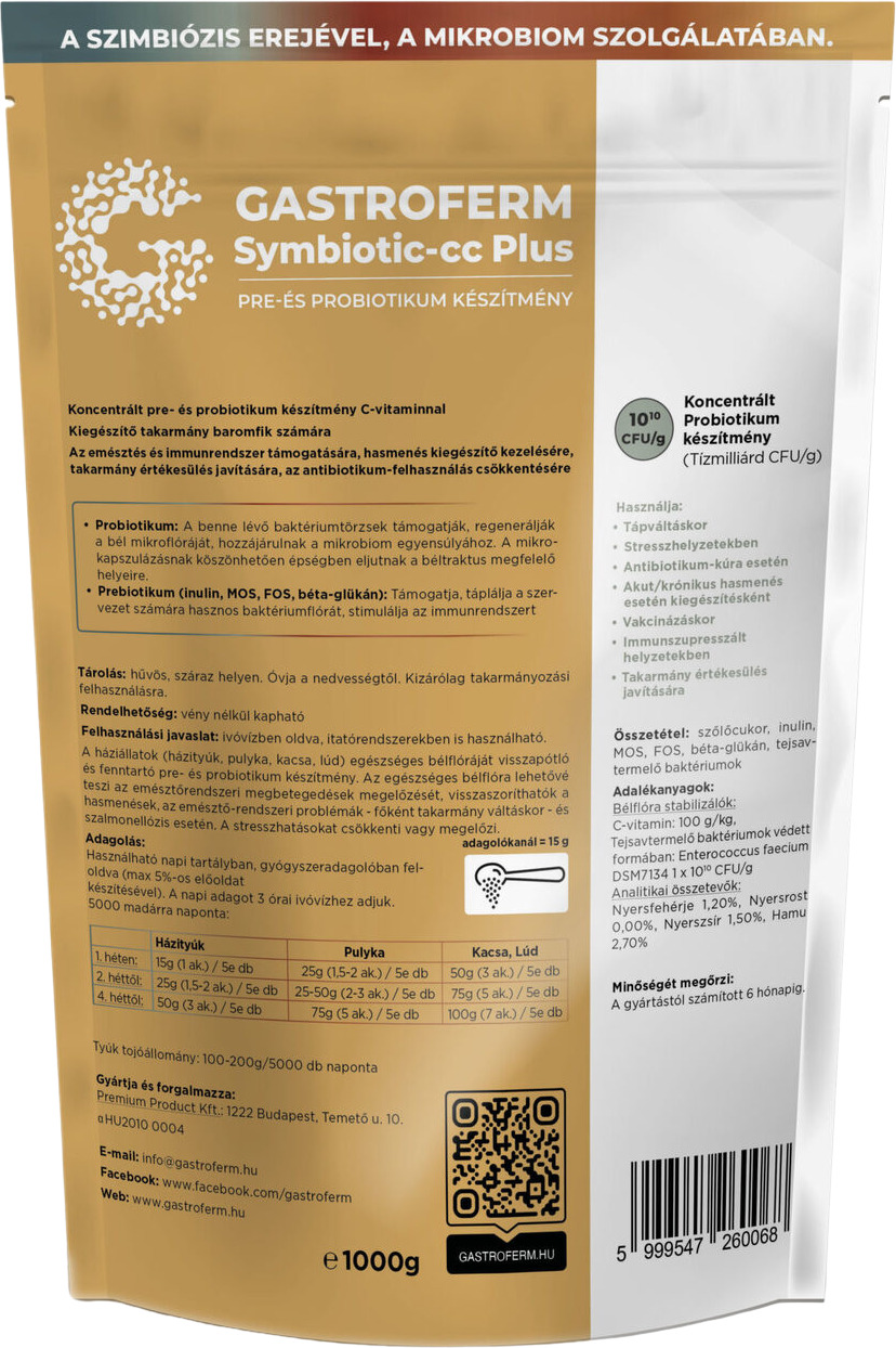 Gastroferm Symbiotic-cc Plus baromfinak
