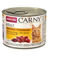 Animonda Cat Carny Adult conservă cu vită, pui și inimă de rață