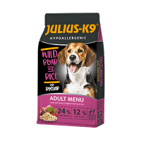 Julius-K9 Hypoallergenic Adult Wild Boar & Rice