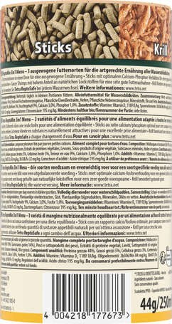 Tetra ReptoMin 3in1 Menu