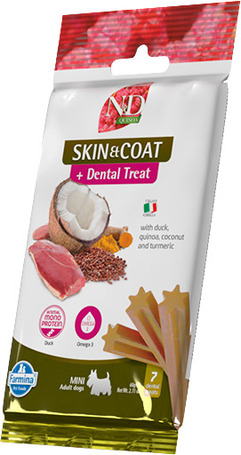 N&D Quinoa Skin & Coat Duck + Dental Treat