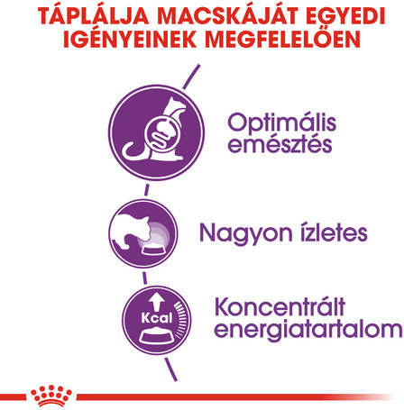 Royal Canin Sensible - Érzékeny emésztésű felnőtt macska száraz táp