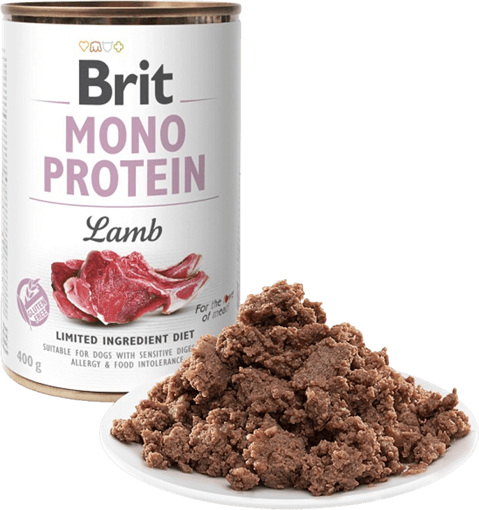Brit Mono Protein Lamb | Hipoallergén konzerves kutyatáp bárányhússal