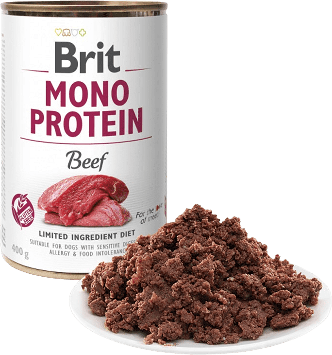 Conservă Brit Mono Protein Beef - zoom