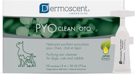 Dermoscent PYOclean Oto kutyáknak, macskáknak és nyulaknak