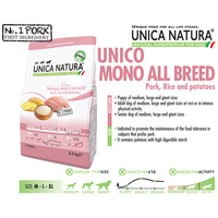 Unica Natura Unico Mono All Breed Pork - Malachúsos szárazeledel közepes- és nagytestű kutyáknak #2
