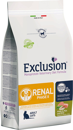 Exclusion Cat Renal Pork & Pea and Rice Phase II