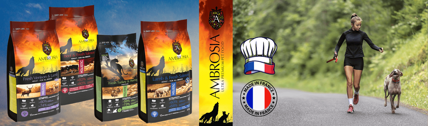 Ambrosia kutyatápok és macskaeledelek