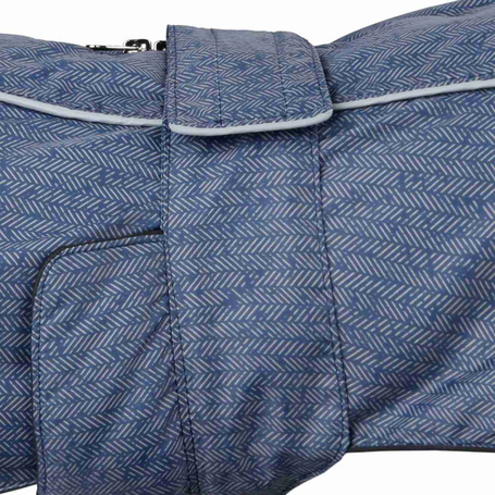 Trixie Prime vízálló teflon bevonatú kutyakabát kék színben