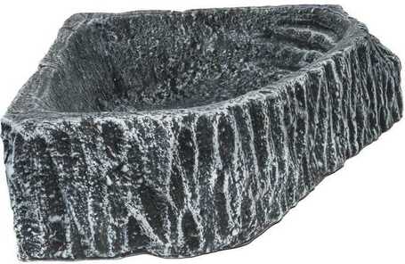 Kerámia medence terráriumba, fürdőtál hüllőknek (sarok)