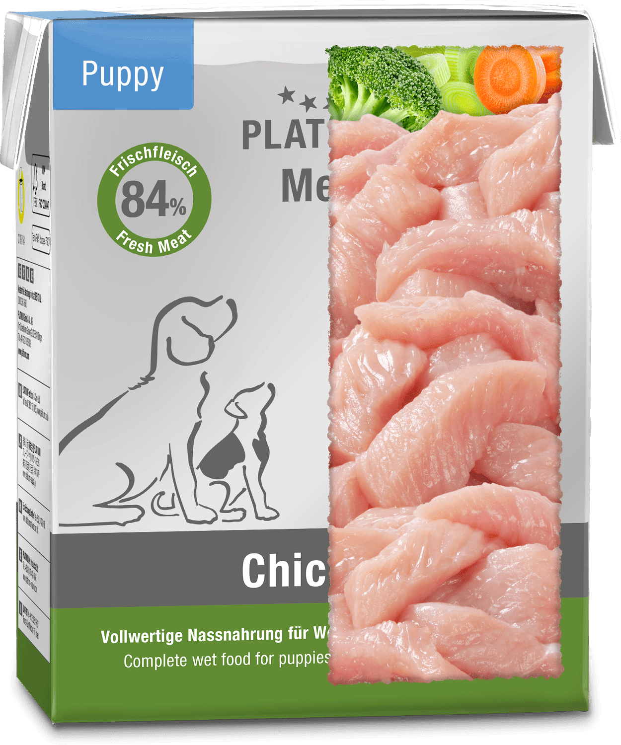 Platinum MENU Puppy Chicken hrană umedă pentru pui - zoom