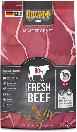 Belcando Mastercraft Fresh Beef | 80% friss marhahúsból készült szuperprémium német kutyatáp