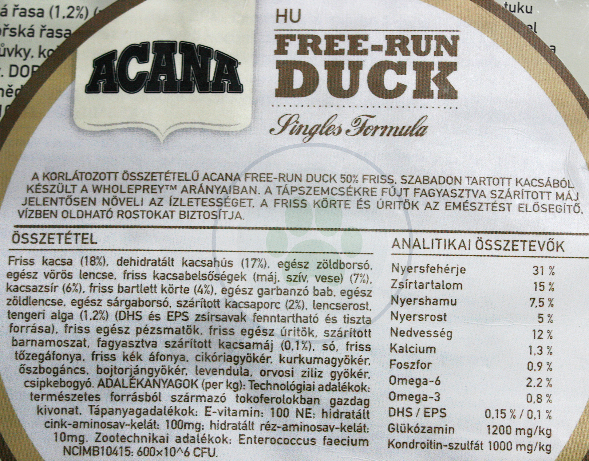 Acana Free-Run Duck - zoom