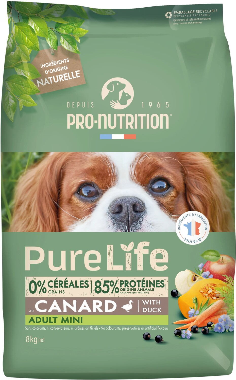 Pro-Nutrition Pure Life Adult Mini au Canard with Duck - zoom
