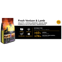 Ambrosia Dog Adult GF Fresh Venison & Lamb #5