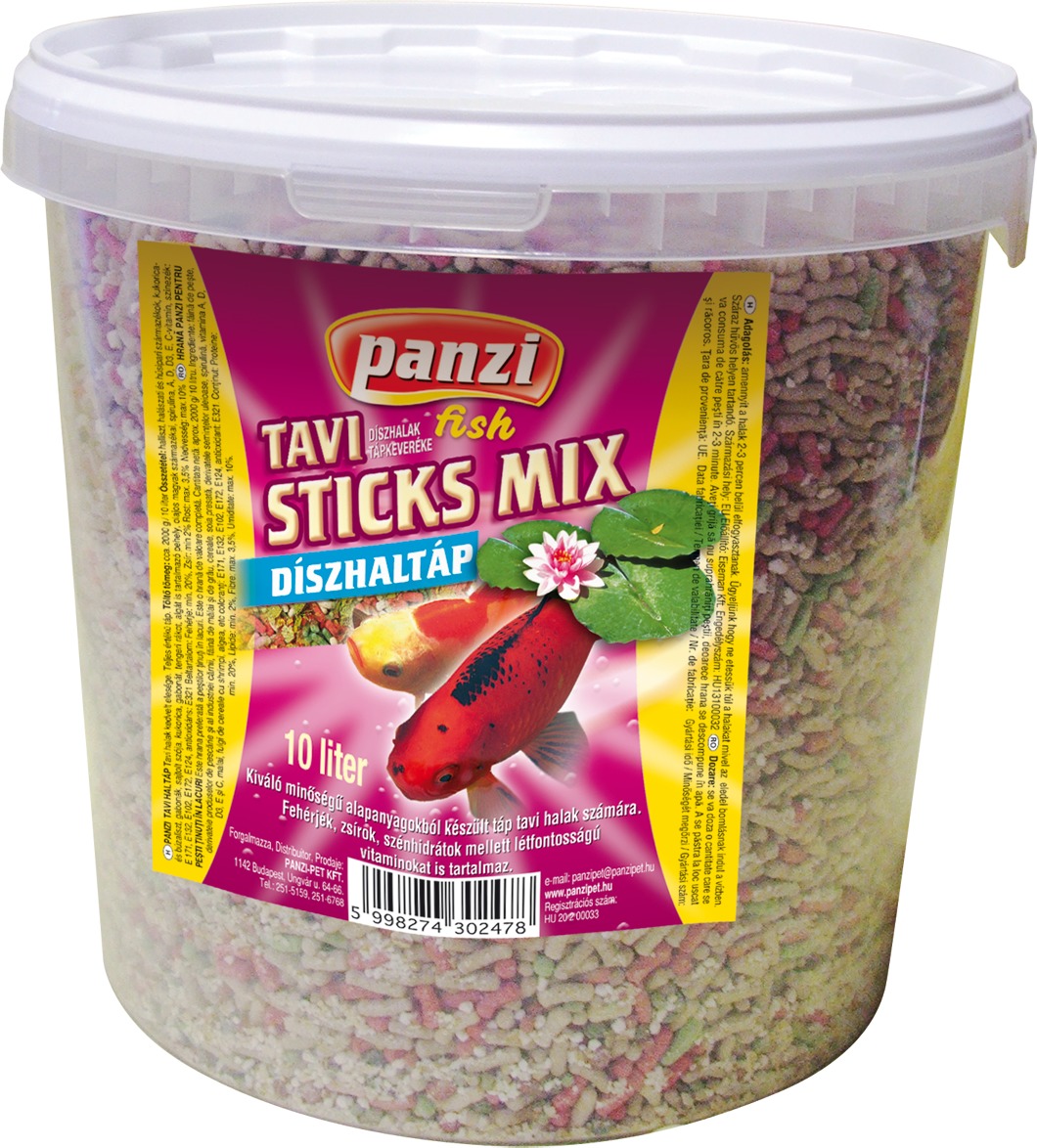 Panzi Sticks-Mix hrană pentru pești de iaz